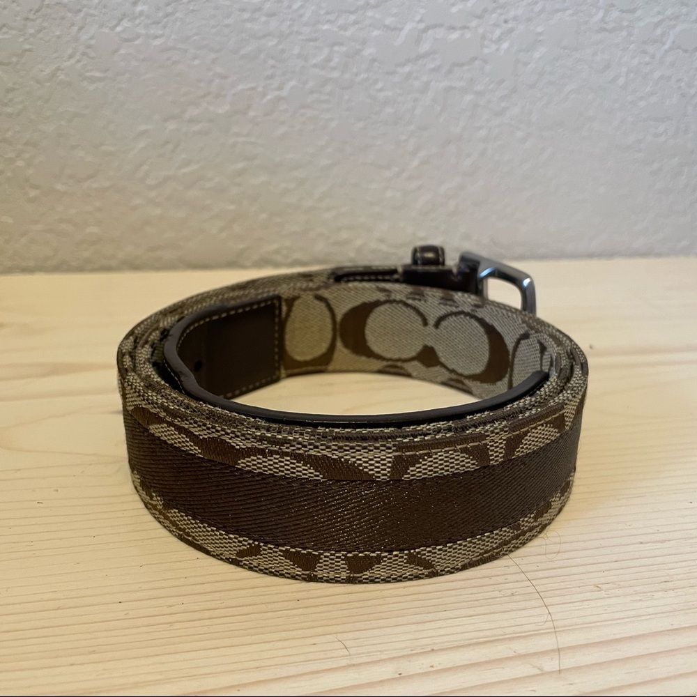 Mens coach belt 32